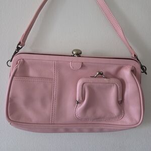NWOT Anthropologie Pink Leather Women's Bag
